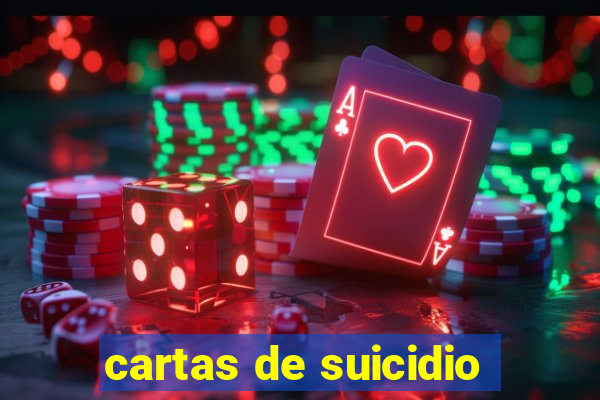 cartas de suicidio